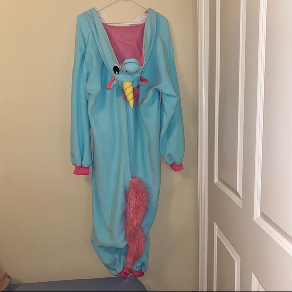 Light blue unicorn kigurumi/onesie - Picture 3 of 5